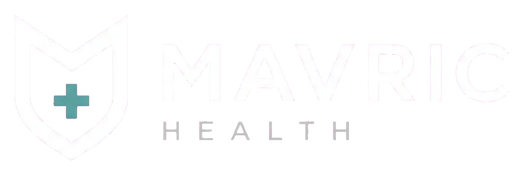 mavric mens health logo horizontal light